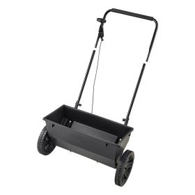 Walk-Behind Push Broadcast Spreader 50LBS 18 in Spreading Width for Fertilizer