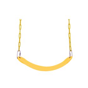 Heavy Duty Swing Seat Set Accessories Replacement Swings Slides Gyms Outdoor yellow