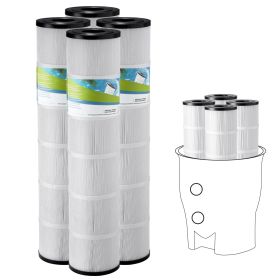 4Pack Hot Tub Spa Pool Filter Cartridge 130 Sq. Ft Compatible Pentair CCP520