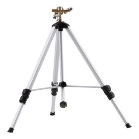 VEVOR Impact Sprinkler on Tripod Base, Heavy Duty Tripod Sprinklers with Brass Head & 3/4" Connector (Style: 1 PC-50in-Grey)
