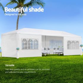 10'x10'20'30' Party Canopy Tent Outdoor Gazebo Pavilion Event w/ Removable Walls (size: 10'x30' with 8 Walls)